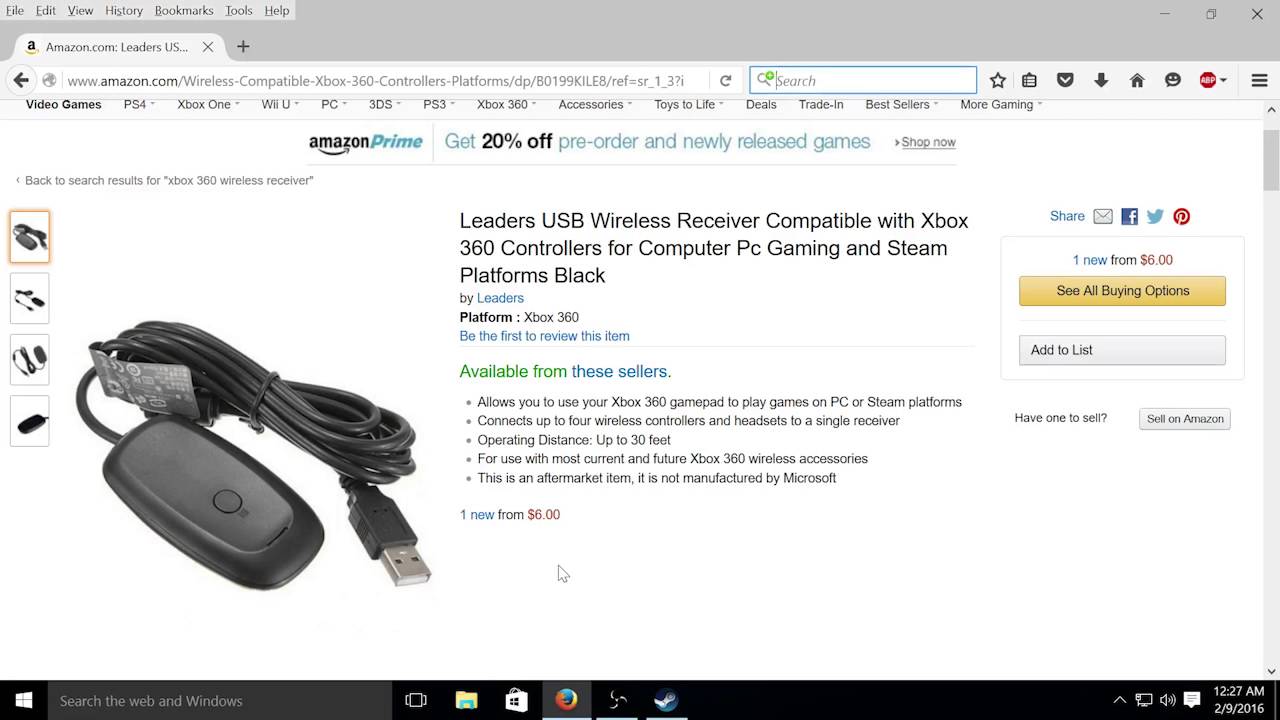 Generic Xbox 360 Controller Driver For Windows 10